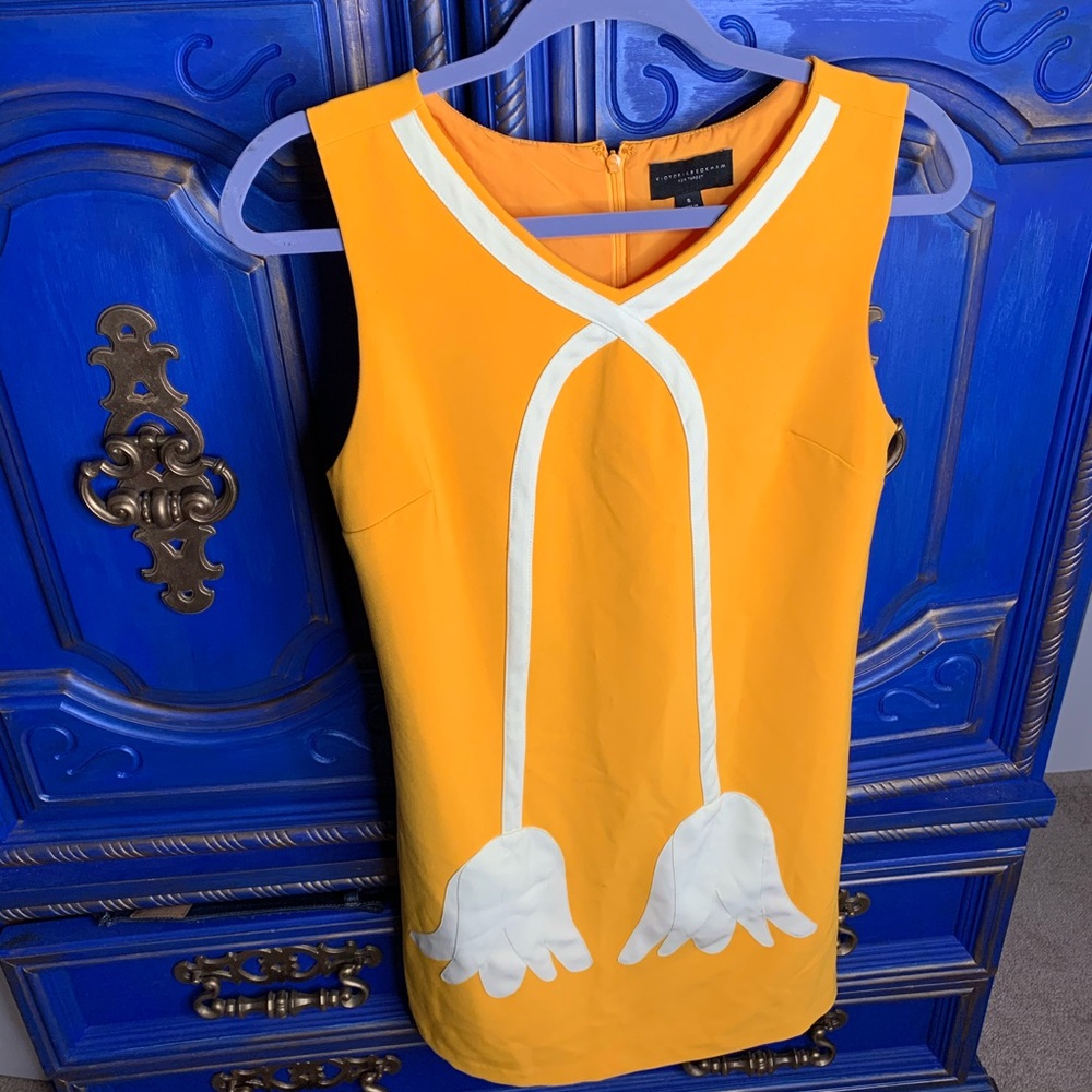 Victoria Beckham Target Bright Dress Tulips Small - Picture 1 of 3